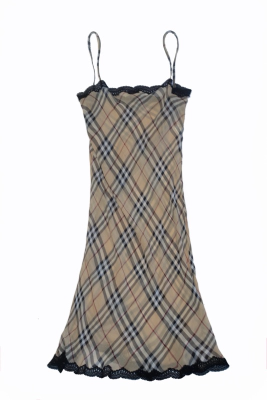 Burberry Nova Check Slip Dress