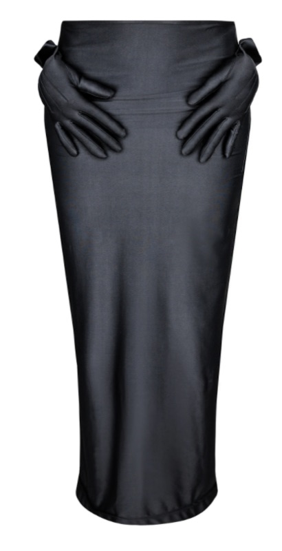 Comme des Garçons 3-D Glove Midi Skirt
