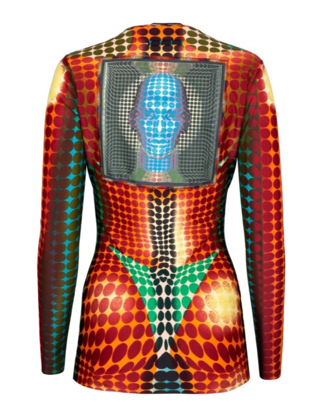 Jean Paul Gaultier F/W 1995 Cyberbaba Dot Mesh Top