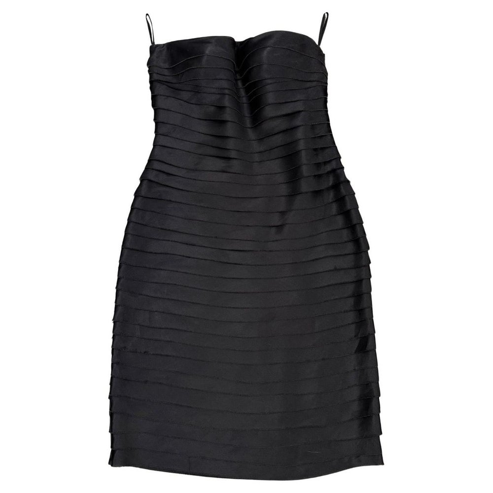 Tom Ford for Gucci S/S 2001 Tiered Silk Strapless Dress